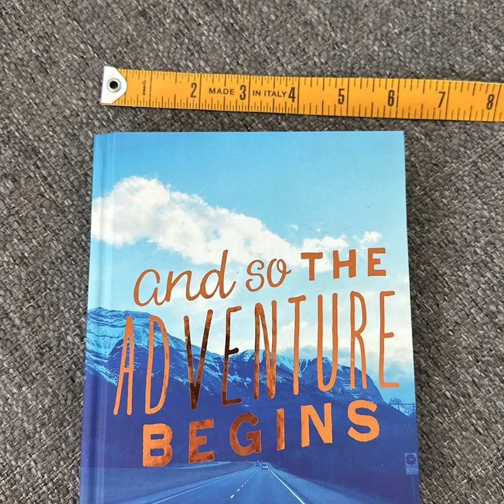 And so the Adventure Begins Hardback Journal